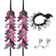 Home and Living Door Back Hat Cap Rack with 20 Clips Over-the-Door Hanging Hat Organizer