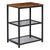 Industrial Rolling Serving Cart 3-Tier Kitchen Utility Cart on Wheels with Storage Shelf Microwave Cart for Kitchen