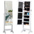 Jewelry Cabinet, Full Body Mirror Jewelry Organizer with Large Capacity Lockable Standing Jewelry Armoire, 4 Angle Adjustable