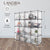 LANGRIA 16 Cube DIY Modular Storage Closet Plastic Cube Mutiluse Oragnizer Storage Wardrobes Closet Cabinet Bedroom Living Room