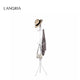 LANGRIA Brand New Unique Metal Coat Rack 3 Tiers 11 Hooks in Total Classic Design Tough Metal Fashionable For Home Use