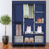 Large Capacity Non-woven Cloth Wardrobe Fabric Closet Portable Folding Dustproof Waterproof Clothing Storage Cabinet Furniture