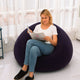 Large Lazy Inflatable Sofa Chairs PVC Lounger Seat Bean Bag Sofas Pouf Puff Couch Tatami Living Room