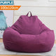 Large Small Lazy BeanBag Sofas Cover Chairs without Filler Linen Cloth Lounger Seat Bean Bag Pouf Puff Couch Tatami Living Room