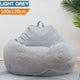 Large Small Lazy BeanBag Sofas Cover Chairs without Filler Linen Cloth Lounger Seat Bean Bag Pouf Puff Couch Tatami Living Room