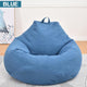Large Small Lazy BeanBag Sofas Cover Chairs without Filler Linen Cloth Lounger Seat Bean Bag Pouf Puff Couch Tatami Living Room