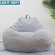 Lazy Sofas Cover NO Filler Linen Cloth Lounger Seat Chair Bean Bag Pouf Puff Couch Tatami puff para sala Living Room Cover only!