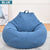 Lazy Sofas Cover NO Filler Linen Cloth Lounger Seat Chair Bean Bag Pouf Puff Couch Tatami puff para sala Living Room Cover only!