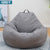 Lazy Sofas Cover NO Filler Linen Cloth Lounger Seat Chair Bean Bag Pouf Puff Couch Tatami puff para sala Living Room Cover only!