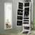 Lockable Jewelry Cabinet Organizer Storage Box Stand with Makeup mirror White Dresser Home Furniture for bedroom