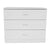 MDF Wood Simple 3-Drawer Dresse nightstand White ,  made of high quality material,night stand,  dresser, bedroom furniture.