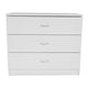 MDF Wood Simple 3-Drawer Dresse nightstand White ,  made of high quality material,night stand,  dresser, bedroom furniture.