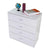 MDF Wood Simple 4-Drawer Dresser White Elegant, fine workmanship, beautiful and fashion , night stand , bedroom furniture.