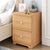 Minimalist Floor Mounted Nightstands Assemble Storage Cabinet Bedroom Bedside Locker Double Drawer DIY Wooden Nightstand For US