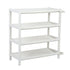 Modern 4 Layers Plastic Corner Shelf Boots Storage Organiser Stackable Shoe Rack
