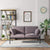 Modern Living Room Fabric Lounge Sofa Upholstered Loveseat Gray Dropshipping
