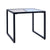 Modern Living Room Furniture Square Side End Table with Tempered Glass Top High Quality HW57283