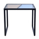 Modern Living Room Furniture Square Side End Table with Tempered Glass Top High Quality HW57283