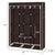 Modern Non-woven Cloth Wardrobe with Side Pocket Clothing Storage Cabinet Folding Steel Individual Closet Bedroom Furniture