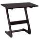 Modern Unique Z-Shape Console Coffee Tray Laptop Eating Sid Table Strong Premium MDF Painted Finish Wide End Tables HW56267BR
