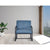 Modern design high quality PU+ steel armchair for Dining Bedroom living room lounge chair bedroom chair