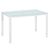 Modern simple Assembled Tempered Glass & Iron Dinner Garden Yard Coffee Table Home Furniture