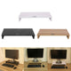 Multi-function Desktop Monitor Stand Computer Screen Riser Wood Shelf Plinth Strong Laptop Stand Desk Holder Notebook TV Shelf
