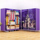Multi-purpose Non-woven Cloth Wardrobe Fabric Closet Portable Folding Dustproof Waterproof Clothing Storage Cabinet Furniture