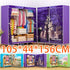 Multi-purpose Non-woven Cloth Wardrobe Fabric Closet Portable Folding Dustproof Waterproof Clothing Storage Cabinet Furniture