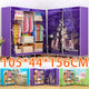 Multi-purpose Non-woven Cloth Wardrobe Fabric Closet Portable Folding Dustproof Waterproof Clothing Storage Cabinet Furniture