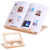 Multifunctional Wooden Recipe Frame Reading Student Reading Bookshelf and Bracket Suitable for Placing Books