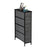 Narrow Dresser, Vertical Storage Unit With 4 Fabric Drawers Metal Frame Slim Storage Tower For Living Room Kitchen Small Space