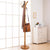 Natural Bamboo Standing Coat Rack 67” 11 Hooks Entryway Hall Hat Jacket Stand Coat Tree with Round Base for Living Room Bedroom