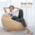Nesloth Lazy BeanBag Sofas Cover Chairs without Filler Velvet Lounger Seat Bean Bag Pouf Puff Couch Tatami Living Room 3 Sizes