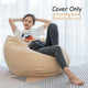 Nesloth Lazy BeanBag Sofas Cover Chairs without Filler Velvet Lounger Seat Bean Bag Pouf Puff Couch Tatami Living Room 3 Sizes