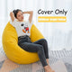 Nesloth Lazy BeanBag Sofas Cover Chairs without Filler Velvet Lounger Seat Bean Bag Pouf Puff Couch Tatami Living Room 3 Sizes