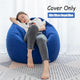 Nesloth Lazy BeanBag Sofas Cover Chairs without Filler Velvet Lounger Seat Bean Bag Pouf Puff Couch Tatami Living Room 3 Sizes