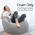 Nesloth Lazy BeanBag Sofas Cover Chairs without Filler Velvet Lounger Seat Bean Bag Pouf Puff Couch Tatami Living Room 3 Sizes