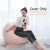 Nesloth Lazy BeanBag Sofas Cover Chairs without Filler Velvet Lounger Seat Bean Bag Pouf Puff Couch Tatami Living Room 3 Sizes