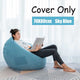 Nesloth Lazy BeanBag Sofas Cover Chairs without Filler Velvet Lounger Seat Bean Bag Pouf Puff Couch Tatami Living Room 3 Sizes