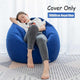 Nesloth Lazy BeanBag Sofas Cover Chairs without Filler Velvet Lounger Seat Bean Bag Pouf Puff Couch Tatami Living Room 3 Sizes