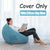 Nesloth Lazy BeanBag Sofas Cover Chairs without Filler Velvet Lounger Seat Bean Bag Pouf Puff Couch Tatami Living Room 3 Sizes