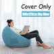 Nesloth Lazy BeanBag Sofas Cover Chairs without Filler Velvet Lounger Seat Bean Bag Pouf Puff Couch Tatami Living Room 3 Sizes