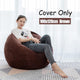 Nesloth Lazy BeanBag Sofas Cover Chairs without Filler Velvet Lounger Seat Bean Bag Pouf Puff Couch Tatami Living Room 3 Sizes