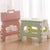 New Fashion Multi Step Foldable Stool Purpose Home Kitchen Bedroom Fold Easy Plastic Storage Practical Convenient to Carry **D