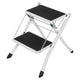 New Folding Step Ladder Anti-Slip Little Giant 2 Tread Safety Step Ladder Folding Step Stools With Tool Tray Step Ladder