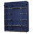 Non-woven Fabric Wardrobe Portable Closet Clothes Storage Clothing Organizer with 5-Layer 12-Compartmen(133x46x170cm) - US Stock