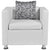 Nordic Bedroom Modern Armchair Artificial Leather  White Makeup Chair Coffee Tea Chair Living Room Furniture Sofa Discuss Chair
