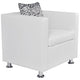 Nordic Bedroom Modern Armchair Artificial Leather  White Makeup Chair Coffee Tea Chair Living Room Furniture Sofa Discuss Chair