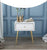 Nordic Bedside Table 1/2 Drawer  Bedroom Solid Wood Storage Iron Locker Light Luxury Small Cabinet Bedside Cabinet